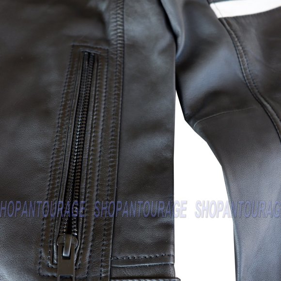 Mauritius Fazyl Black 100% New Genuine Lambskin Leather Jacket For Men - Picture 4 of 7